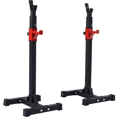 2pcs Squat Stand Powers Rack Simple Detached Barbell Stand for Home Benchs Press Barbell Rack Fitness Equipment