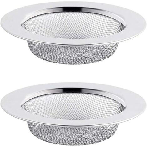 2PCS Stainless Steel Sink Strainer, 11.5cm Drain Filter, Sink Strainer, Sink Screen, Kitchen Sink Strainer