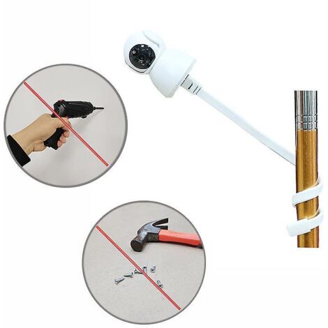 2pcs Support De Camra Bb Flexible Avec Mini Rotule Pivotante 360 Rotule,support Torsad De Camra De Scurit Flexible Avec Vis 1/4 Appareil Photo No