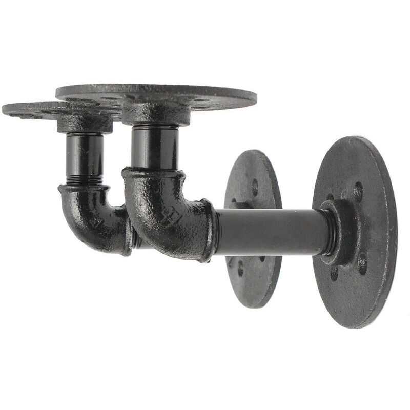 2PCS Supports d'étagère de tuyaux en acier industriel