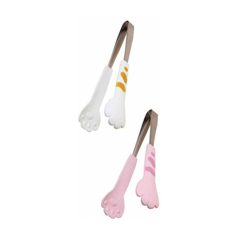 Live House - 2pcs tailles pratiques durables pinces à pain pinces à nourriture antidérapantes outils de barbecue plaque chauffante pour cuisine