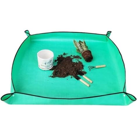 2pcs Tapis de rempotage de Plante, Tapis de rempotage de Plante, Jardinage Plant Rescotting Tapis étanche de Plantation
