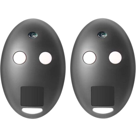 2PCS Télécommande de Portail, télécommande de Porte de Garage, télécommande 2 pièces BFT MITTO2- Mitto2 M 2 canaux 433 MHz Rolling Code pour portails automatiques