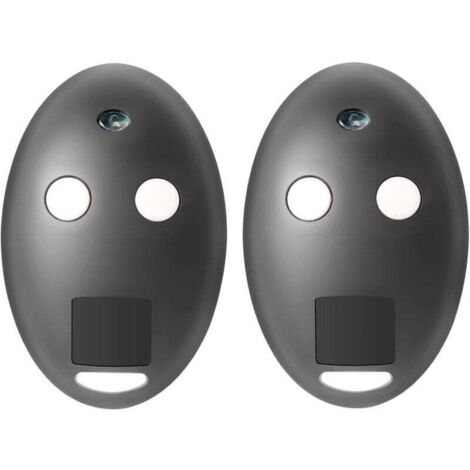 2PCS Télécommande de Portail, télécommande de Porte de Garage, télécommande 2 pièces BFT MITTO2- Mitto2 M 2 canaux 433 MHz Rolling Code pour portails automatiques