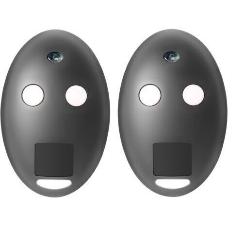 2PCS Télécommande de Portail, télécommande de Porte de Garage, télécommande 2 pièces BFT MITTO2- Mitto2 M 2 canaux 433 MHz Rolling Code pour portails automatiques