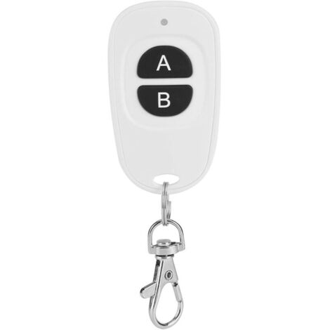 2pcs Télécommande, Garage Télécommande 433Mhz Ev1527 14 Canaux RF Télécommande sans Fil Émetteur pour Un Contrôle Facile(2 touches)