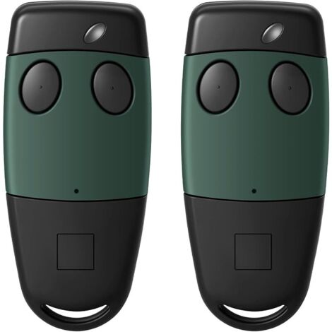 2PCS Telecommande Portail pour CARDIN S449-QZ2 Pré-codée 433 Mhz,2 Canaux Télécommande Ouverture Portail,Remplace le modèle TXQ4492P0