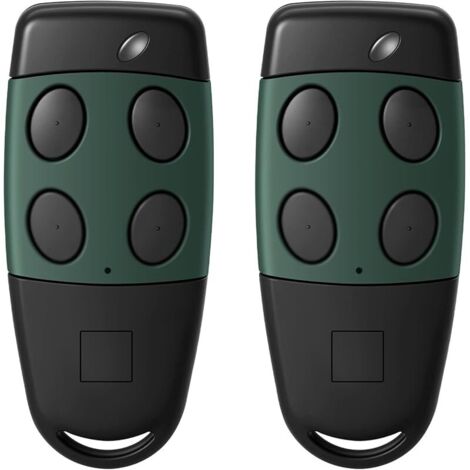 2PCS Telecommande Portail pour CARDIN S449-QZ4 Pré-codée 433 Mhz,4 Canaux Télécommande Ouverture Portail,Remplace le modèle TXQ4494P0