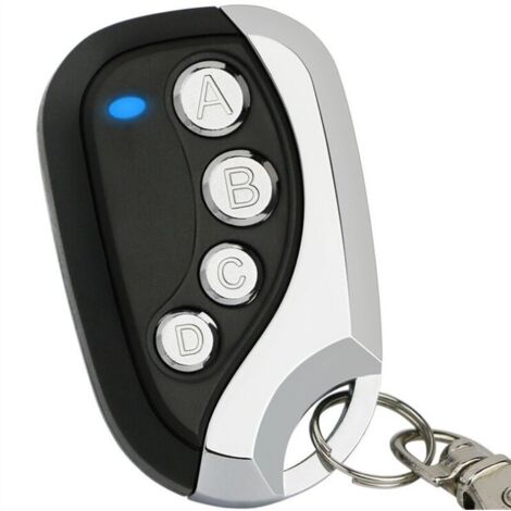2Pcs Télécommande Universelle Copieuse Remote, Alarme et Lumière en Une Seule Télécommande - Signal 433 Mhz