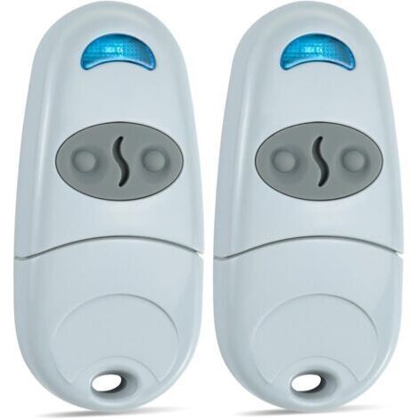 2PCS Télécommande Universelle de Portail, 433.92MHz Key Fob Transmitter Compatible avec Came Top432NA/432EE/432EV/432A/432M/432S/T432