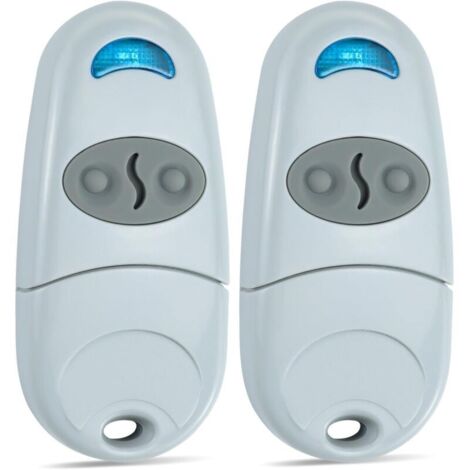 2PCS Télécommande Universelle de Portail, 433.92MHz Key Fob Transmitter Compatible avec Came Top432NA/432EE/432EV/432A/432M/432S/T432