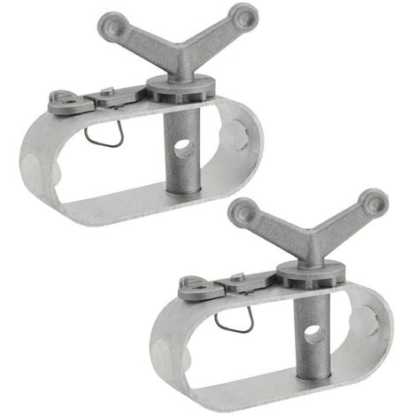 2pcs Tendeur de Câble de Serrage pour Bâche de Piscine - treuil de Couverture de Piscine, Treuil construit en Aluminium pour Piscine, Tendeur Couverture Piscine - 8x2x6.4cm-LIAIKI