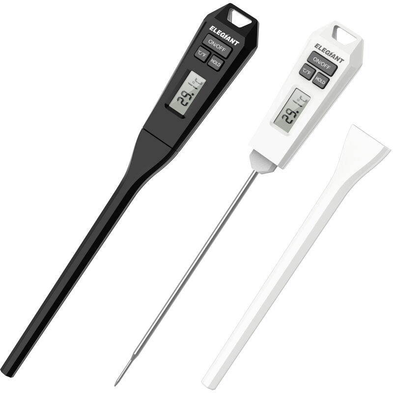 Image of Drillpro - 2pcs termometro per carne termometro da cucina termometro per alimenti digitale a lettura istantanea termometro per barbecue con °f/°c
