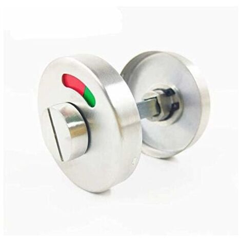 2pcs Toilet Door Lock, Occupied Deadbolt Indicator Bathroom Door Lock
