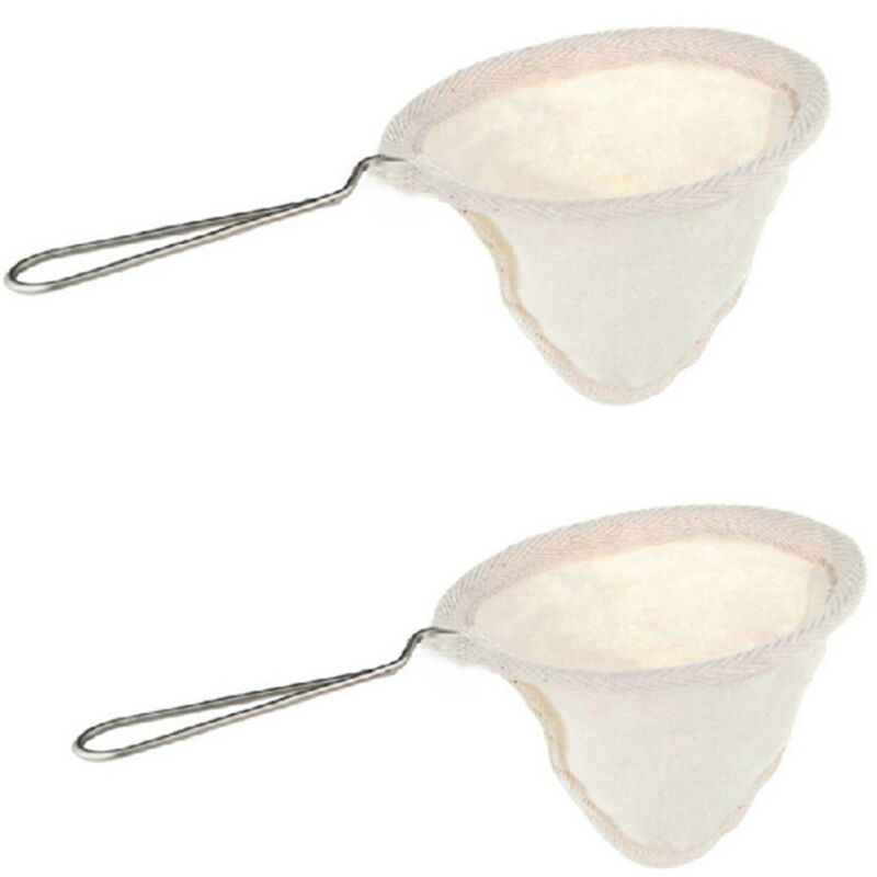 2pcs Traditional Thai Reusable Coffee/Tea Filters,Coffee Filters,Cloth Tea Filters,Coffee Filters