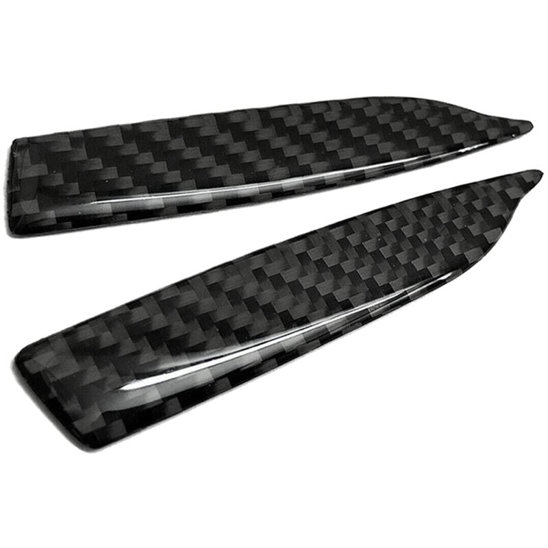Image of 2Pcs Universal-Carbon Fiber Auto Rückspiegel Trim Seite Protector Schutz