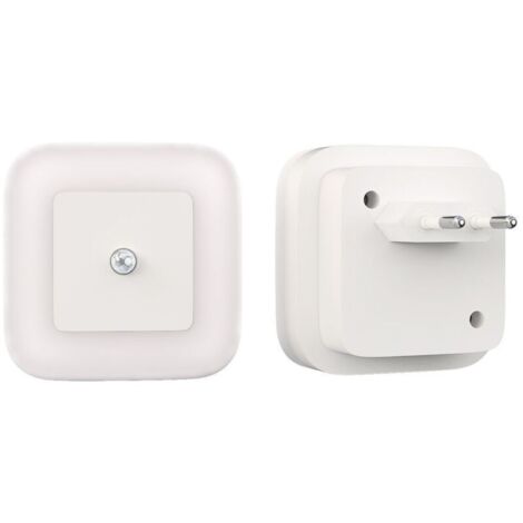 2pcs Veilleuse Lampe LED de 1W Automatique avec Capteur de Mouvement Physique PIR pour Chambre d’Enfant/Toilette/Entrée/Escalier/Couloir/Passage - Lumière Chaude