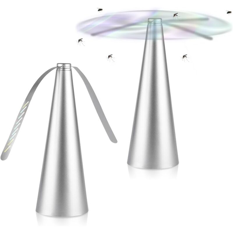 Aiperq - Pieza de abanico para moscas, repelente de moscas para mesa, repelente de mosquitos para repeler a los fanáticos de la caza de moscas para