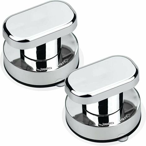 2pcs ventouse poignée de porte baie vitrée ventouse forte ventouse tirer poignées pour salle de bain verre armoire tiroir porte poignée argent mieux