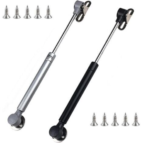 2pcs VéRins à Gaz 100n Verin Porte Cuisine Bras Pneumatique Pour Porte Amortisseurs à Gaz Pour Meubles De Cuisine Bras Pneumatique Porte Cuisine Hydraulique Ressort VéRin à Gaz Amortisseurs Avec Vis