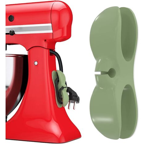 2pcs Vert Organiseur Cordon Pour Appareils - Organisateur Adhsive Pour Petits Appareils Cuisine Enrouleur De Cordon Support De Cordon Organiseur P