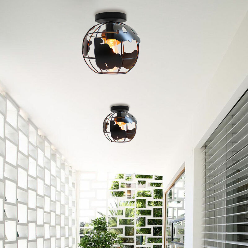 Image of Modern Ceiling Light Metal Earth Shade&hellip;