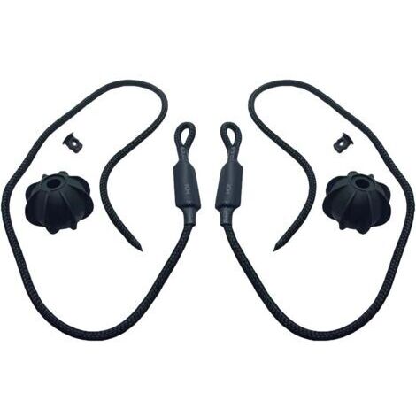 2pcs Voiture Corde De Fixation Universelle Corde De Chaîne De Fixation avec Couvercle De Coffre Serrant avec Corde De Porte-Bagages Arrière Garde-Boue avec Petite Boule pour Coffre De Voiture