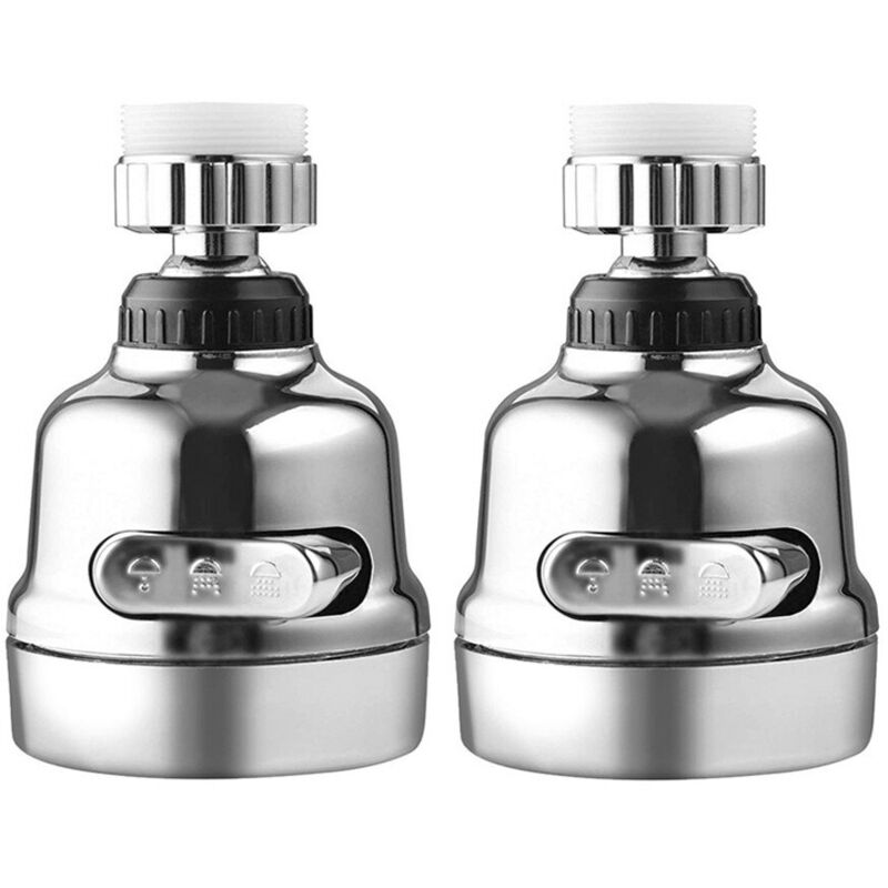 2pcs Water Faucet Bubbler Kitchen Faucet Saving Tap Water Saving Bathroom Shower Head Filter Nozzle Water Saving Shower Spray