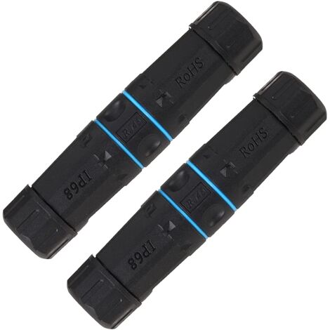 2Pcs Waterproof RJ45 Shielded Connector IP68 Cat5/5e/6 8P8C Ethernet LAN Coupler Female to Female Network Adapter for Outdoor