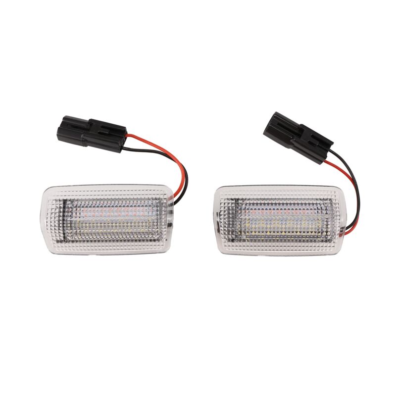 Image of Tlily - 2Pcs Weiß Rot Auto Led Tür Courtesy Licht für Wish Prius Alphard