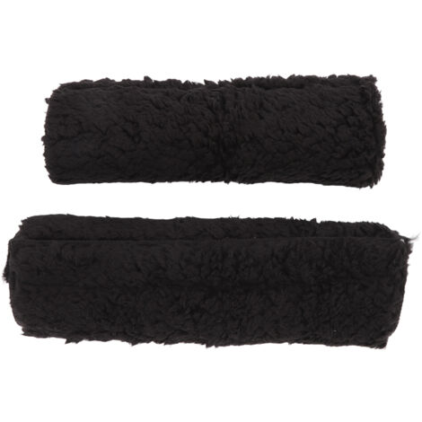 2Pcs Wheelchair Armrest Pads Anti Slip Warm Berber Fleece Armrest Cover for Office Chair Computer Gaming Desk Chairs