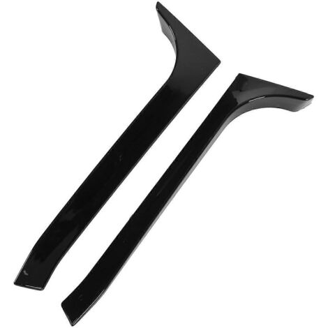 2pèces Spoiler Arrière Latéral Fenêtre Noir Brillant Gauche Droit ABS Résistant Chaleur Remplacement GTR 2008-2013
