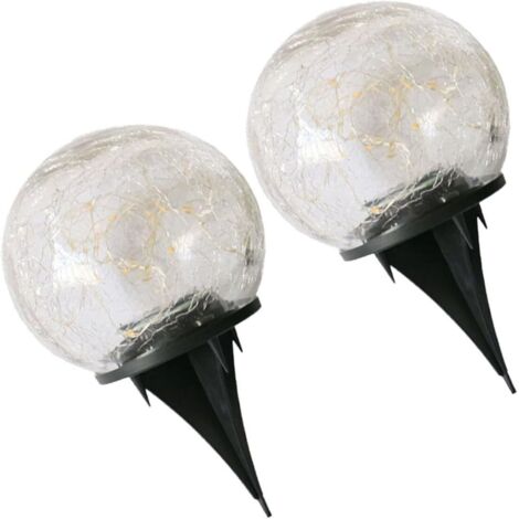 2pièces Lampe Solaire De Jardin Lumière Étanche Créative à Ampoule
