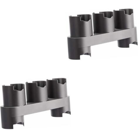2pièces Support Mural Pour Brosse Aspirateur Compatible Rangement Pratique