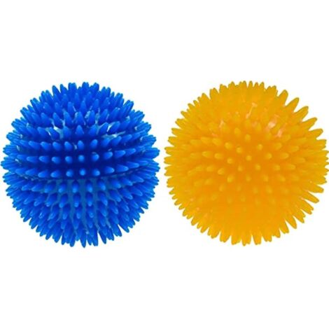 2piecesblue Balle Haute Lastique Chien  Mcher Jouets Pour Animaux De Compagnie Caoutchouc Jouets Pour Chiens