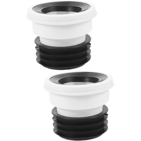 2piezas Tubería De Desagüe Para Inodoro Accesorio De Instalación De Desagüe De Baño Resistente Químicos Fácil De Instalar y Duradero Adecuado Para Hogares y Baños Públicos