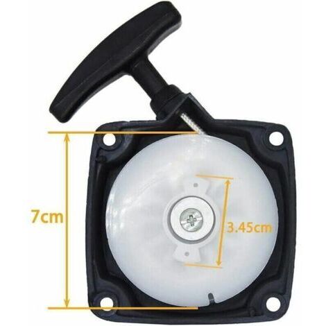 2ps Lanceur + Mitnehmerplatte pour D&eacutebroussailleuse Red Fox Tarus Fuxtec Timbertech BC52, BC520