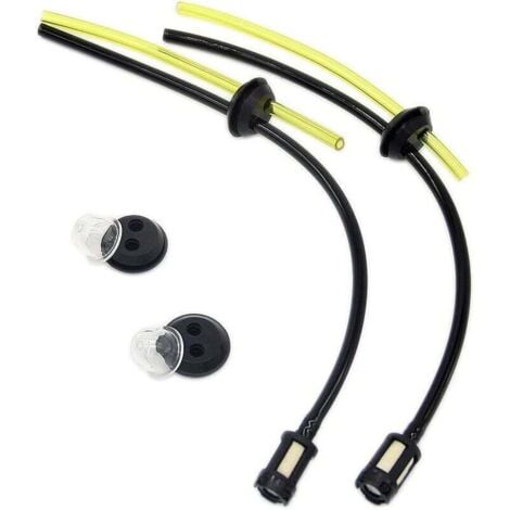 RWOYTHK 2PS universel filtre à essence kit Tube d'étanchéité pour brosse Cutter tondeuse tondeuse Brosse Cutter Cisailles Sécateurs