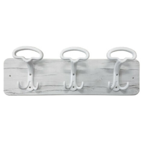 2PZ APPENDIABITI LADY SHABBY CHIC 3P CM 50X16 BIANCO