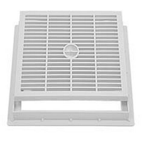 2PZ CHIUSINO GRIGLIATO CON TELAIO PER POZZETTO - cm.30x30