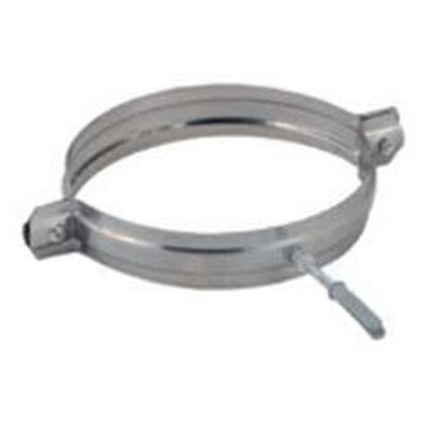 2PZ COLLARE REGGITUBO ACCIAIO INOX AISI 304 MONOPARETE SPESSORE MM.0,5  mm130