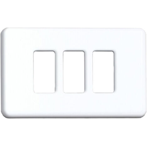 2PZ COPRINTERRUTTORE PLASTICA MINUMET MISURA C BIANCO