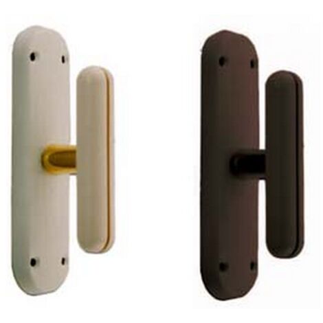 2PZ CREMONESE MOD. BRASILIA PER FINESTRA NYLON E OTTONE - nera