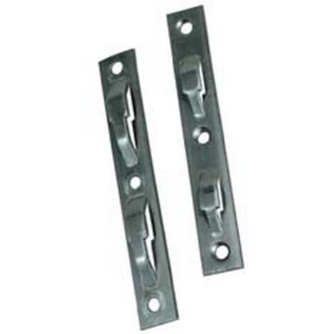 2PZ FERRI LETTO SBALZATI ART.151 - mm.120x17,5