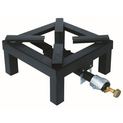 2PZ FORNELLONE A GAS BRUCIAPI+  cm. 40x40