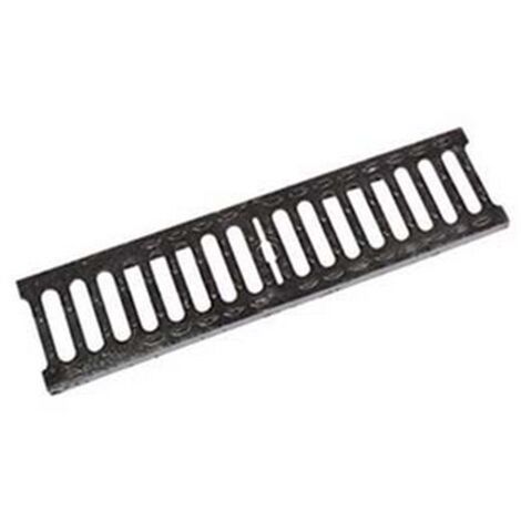 2PZ GRIGLIA IN PLASTICA PER CANALETTA IN ABS CM.50X13 - cm.50x13x2h.
