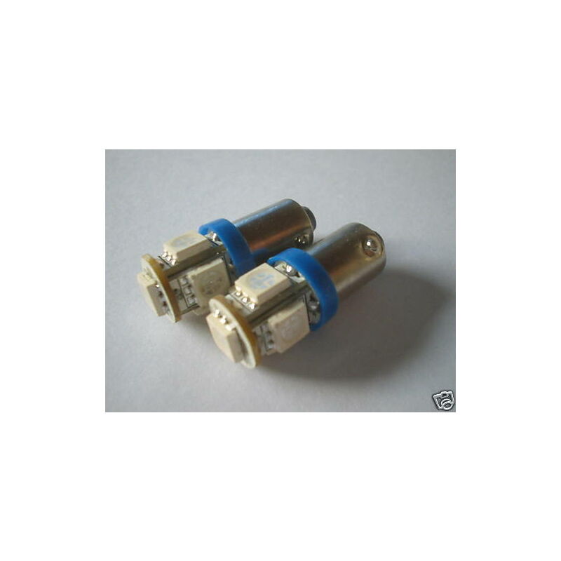 2pz lampadine posizione 5 led SMD5050 blu blue