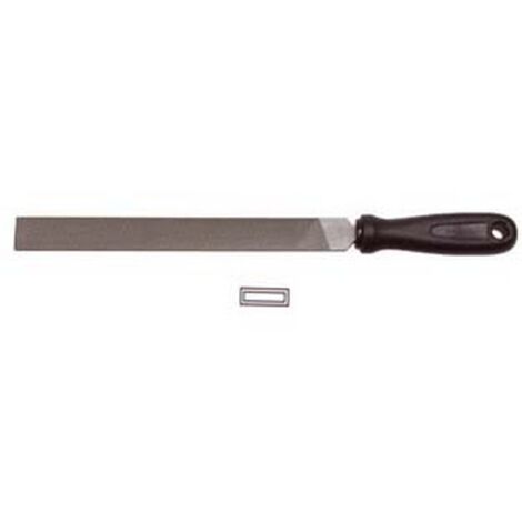 2PZ LIME PIATTE PARALLELE CON MANICO PLASTICA - 8" mm.200 taglio mezzo dolce