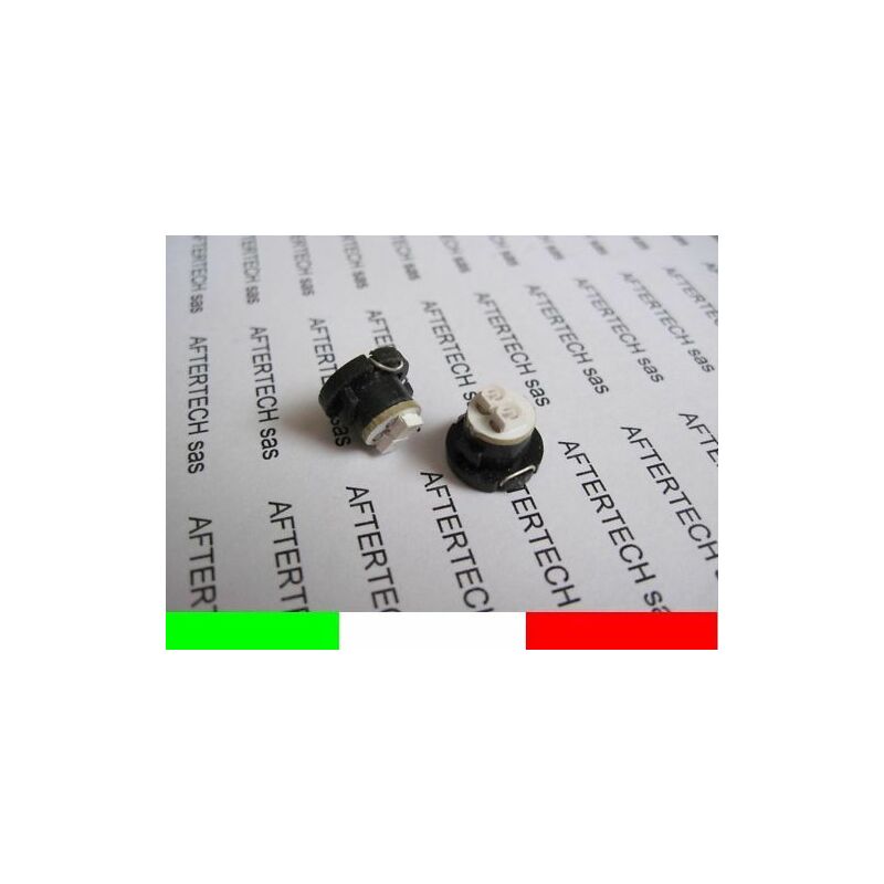 Aftertech - 2pz luci cruscotto T4.7 led smd rosso