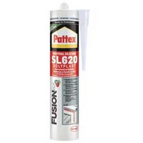 2PZ PATTEX SILICONE SL 620 NEUTRO COLORATO - ml.300 grigio RAL 7004